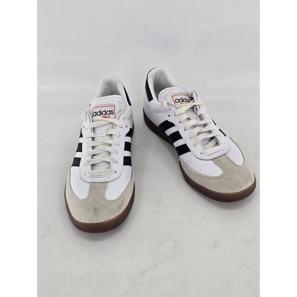 Adidas Samba OG Sneakers Womens 7.5 White Black IH6001 - EXC
